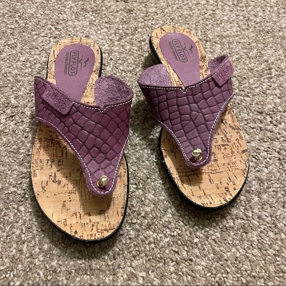 Fly Flot made in Italy leather sandals with synthetic soles womens size 36 - Picture 5 of 9